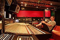 Rob and mixing desk